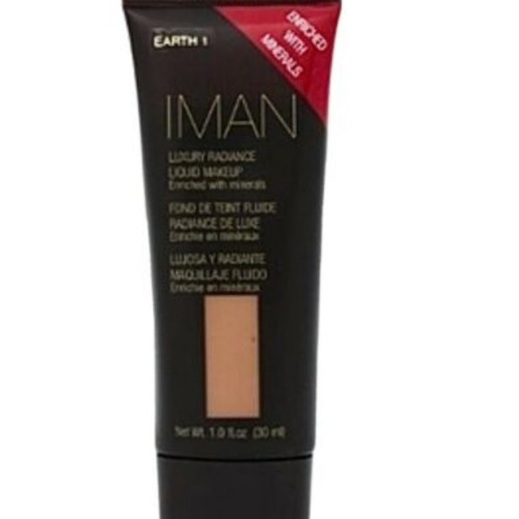 IMAN Liquid Makeup for Dark Tone skin  Earth 1 - Picture 1 of 2